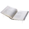 Plymor Clear Acrylic Open Book Display Stand, Flat, 12.375" W