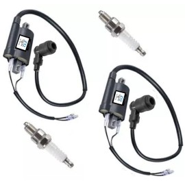 Unbranded 2x Ignition Coil For Kawasaki Mule 2500/2510/2520/ 3000/3100/3200/4000/4010