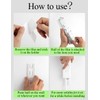 6Pcs Self Adhesive Power Strip Holder for Power Strip Mount,
