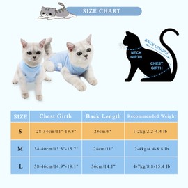 Cat Dog Recovery Suit Abdominal Wound Professional Pets Recovery Onesies for Dog Surgical Recovery Suit Male …