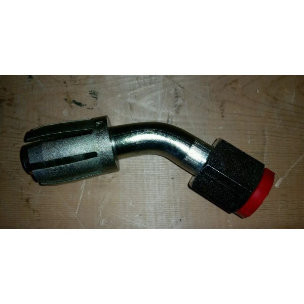 CATERPILLAR 45 ELBOW HOSE TO FLANGE 1" CRIMP FITTING HYDRAULIC