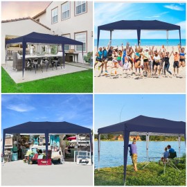 ecolinear 10' x 20' Pop Up Canopy Tent w/6 Sidewall,Weddi