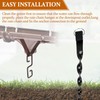 Rain Chains Clip and Ground Anchor Kit, for Outdoor Garden