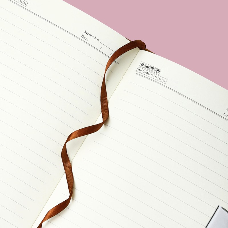 NectaRoy PU Leather Combination Lock Diary Writing Planner Organiser, Password