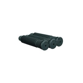 Pack of 20 Plastic Packers 12 mm Conical with Flat Head Nipple Injection Pack