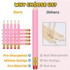 Vusnud 50Pcs – Baby Shower Sharpened Half Pencils with Erasers,