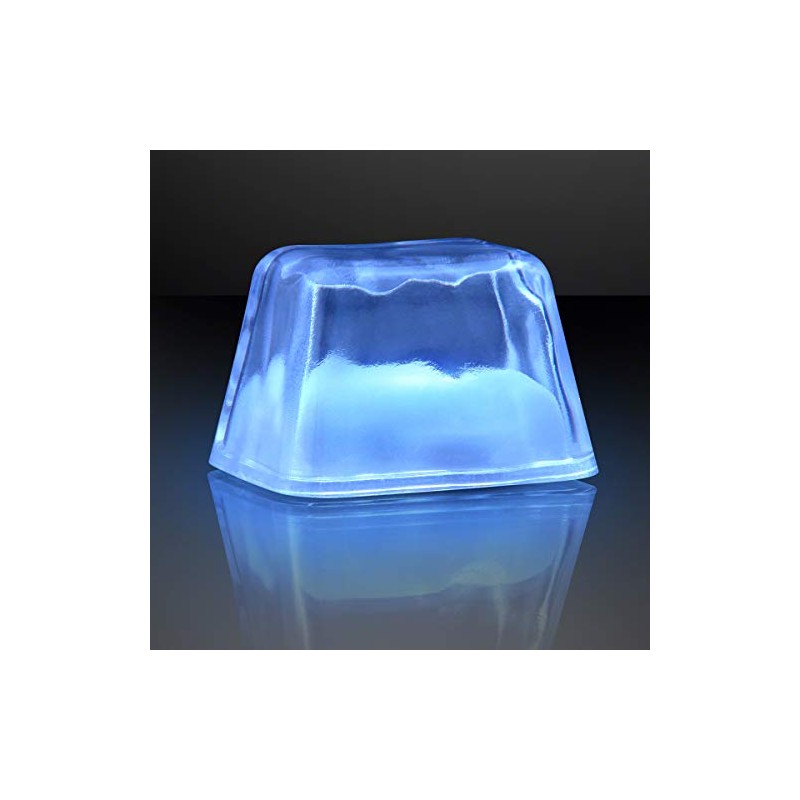 Inspiration Ice Blue Light Up Ice Cubes (Pack of 12)