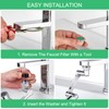 Ghazpmuk Tap Attachment, Rotating Tap Attachment, 1080° Rotating Multifunctional Extension