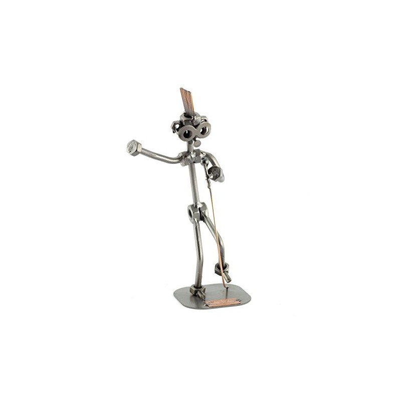 Steelman24 I Nuts and bolts sculpture Singer I Handmade ornaments