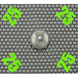 Ball Baron [25]  1-1/16 inch Chrome  Pinballs Hi-Standard™ Genuine Ballbaron™ Brand