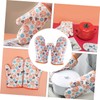 Ipetboom 1 Pair Heat Resistant Mitts Non Slip Oven Gloves