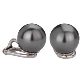 Traveller Women's Clip Earrings, 10 - 20 mm, Various Colours, 10mm, Silver