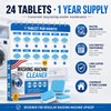 Dorwrnln Bio-Enzyme Washing Machine Cleaner Tablets 24 Pack, 5X Power