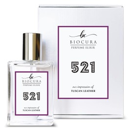 BIOCURA BC Perfume 521 Inspired by Tom F Tuscan Leather For Men Replica Fragrance Dupes Eau de Parfum Spray Bottle 1.7 Fl Oz/50ml-X1
