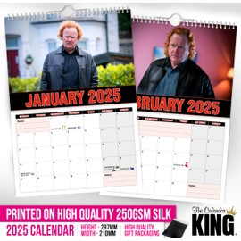 The Calendar King // Phil Hucknall - 2025 Wall Calendar (Full Colour, A4 Size)