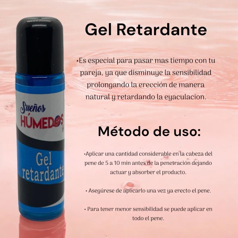 Retardante + Lubricante Multiorgasmico + Estrechadora
