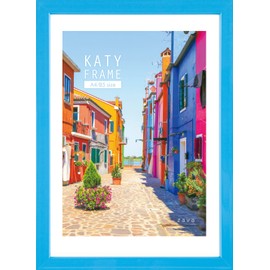 万丈 VANJOH フォトフレーム KATY フレームA4 ブルー KTA4BL