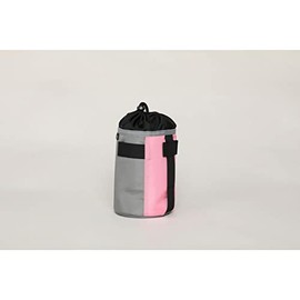 OSTRICH POTARI Stem Bag, Light Gray Pink
