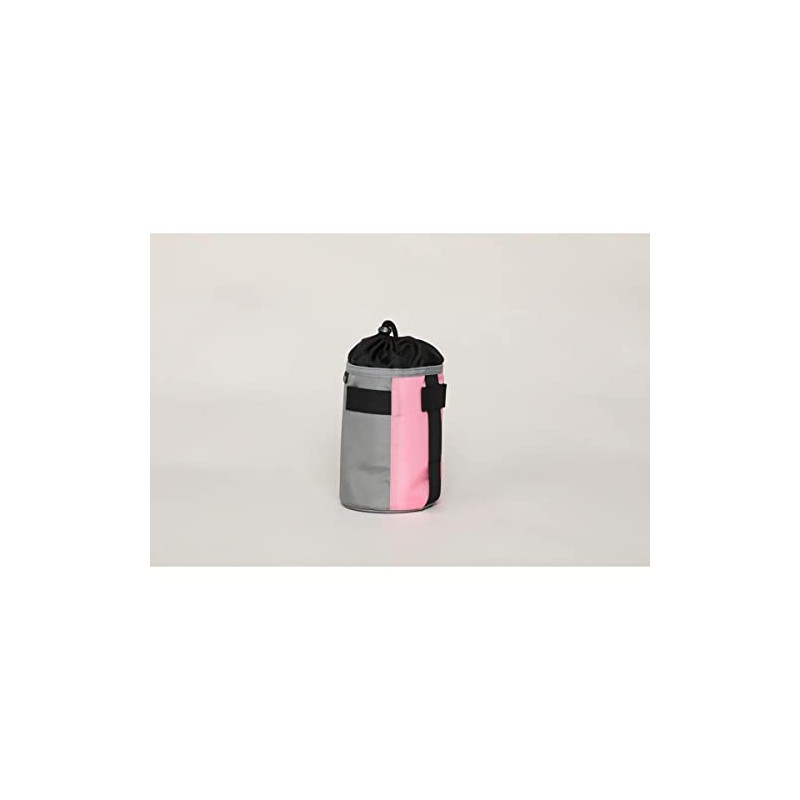 OSTRICH POTARI Stem Bag, Light Gray Pink