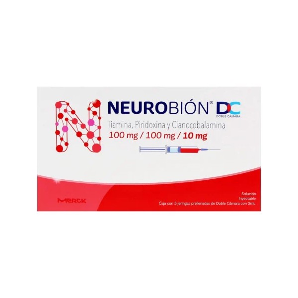 Neurobión Dc 100/100/10 Mg Con 5 Jeringas