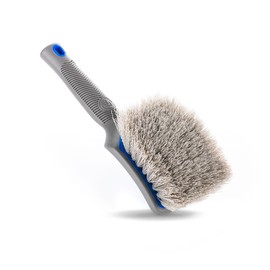 Detail Factory - ProGrip XL Tire Brush - Ergonomic ProGrip Handle - Stiff Synthetic Bristles to Cut Through Grime - Avalanche