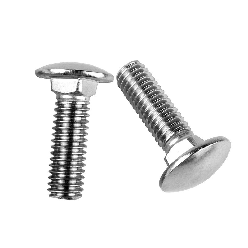 SZJIUZYD 1/2-13 x 1-1/2" Carriage Bolts Screws, 304 Stainless Steel