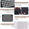 36 Pcs Number and Letter Stamp Punch Set Clay Stamps