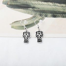 WSNANG Musical King George Earrings Musical Theater Lover Jewelry (King G ER)