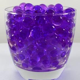 Celebrate Your Special Day with Your Centerpieces Accented with These Beautiful Cosmo Beads Brand Water Gelly Balls (Purple, 8 Ounce)