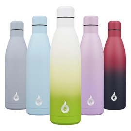 BJPKPK 25oz Insulated Stainless Steel Water Bottles Reusable Metal Travel Sports Water Bottle Keep Cold and Hot,Elegant Green