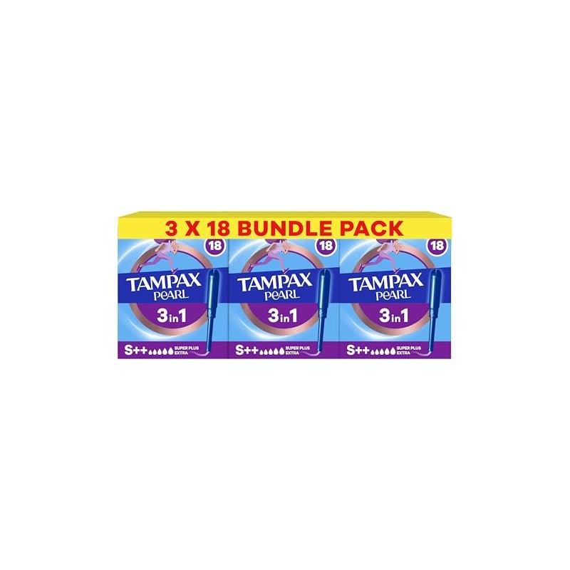 Tampax Pearl Super Plus Extra 3x18