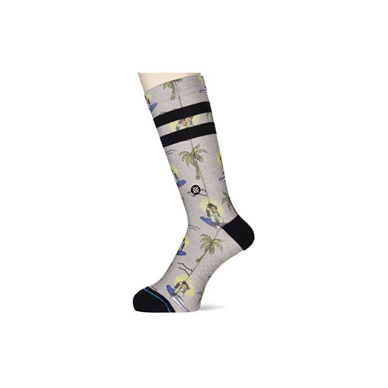 [Stance] SURFING MONKEY Men's GREY (01002) L, GREY (01002)