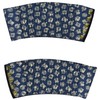 K-WORK B-40 Genuine Indigo Dyed Hand Wraps, 5 Pieces, Kojaze,
