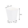 CC wonderland zone 24pcs White Mini Popcorn Boxes Paper Popcorn