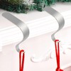 KEYIDO Christmas Stocking Holders for Fireplace Stocking Hangers Weighted Christmas