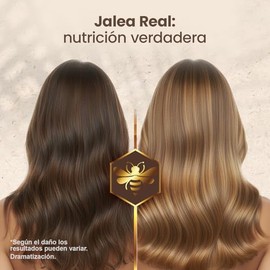 TIO NACHO - Shampoo Aclarante. Fortalece y aclara la fibra capilar, con jalea real y extractos de manzanilla, bardana, romero y aloe vera. Empaque 100% reciclado, botella con 415ml