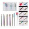 Kit Manicura Profesional Uña Pedicure Fresa Broca 10pzs Fresa Broca