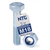 Mounting Kit Hexagonal Screw M18 x 100 mm with Self-Locking