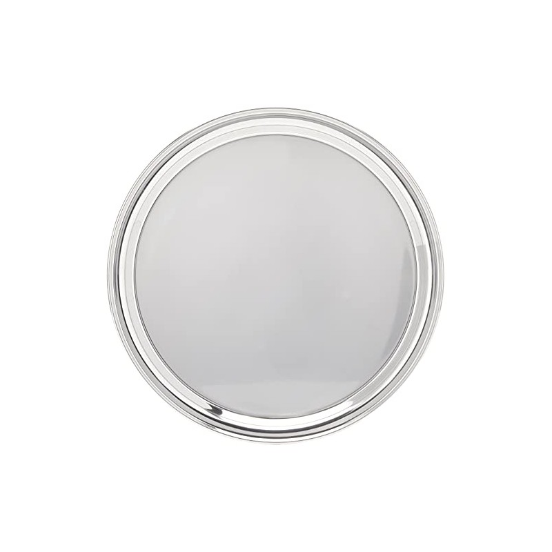 Genware NEV-52039 Tray, Stainless Steel, 12" Round, 300 mm