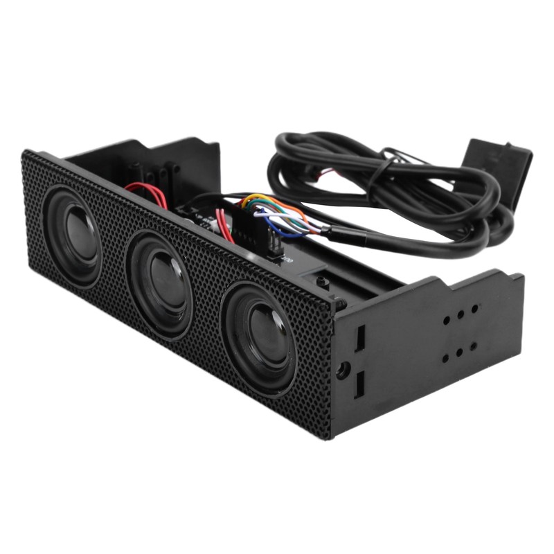 PC Front Panel Speaker Stereo Surround Computer Case Builtin Mic
