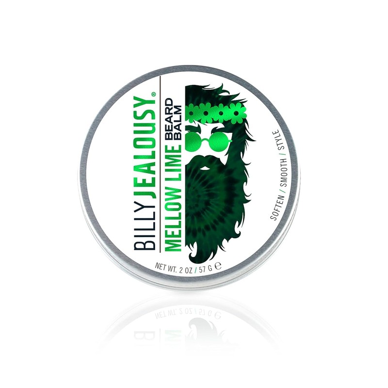Billy Jealousy Beard Balm, Mellow Lime Bergamot, 2.0 oz.