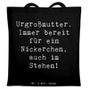 Mr. & Mrs. Panda Tragetasche Spruch Urgroßmutter Nickerchen - Geschenk,