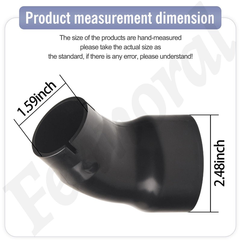 Miter Saw Vacuum Adapter (2 1/2") Compatible with Mak-ita Miter