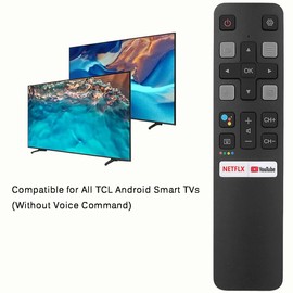 Universal Remote Control Replacement for TCL Smart TV All Models, Compatible with TCL All Android 4K UHD TVs 40S334 50S434 55S434 75S434 40S330 70S430, etc (No Voice Command)
