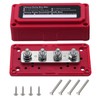 4 M8 Studs Power Distribution Block Bus Bar 12V, Ampper