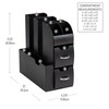 Mind Reader Cup and Condiment Station, Countertop Organizer, Coffee Bar,