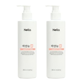 Nella 하얀눈 발효 톤업 바디로션 250ml x 2개 White Snow Fermented Tone-Up Body Lotion 250ml x 2 Pieces