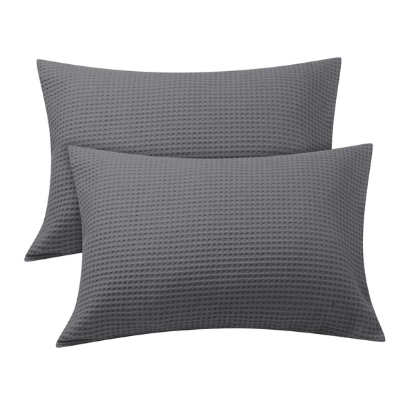 Zaizaihome 100% Egyptian Cotton Pillowcases Queen Size Set of 2,