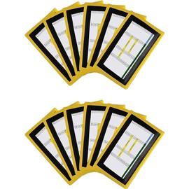 Pro Athletics QB Playbook Wristband - Football Quarterback Play Wristbands for Youth - Wrist Coach for All Sports with 3 Compartments (Yellow, Youth, 20-Pack)