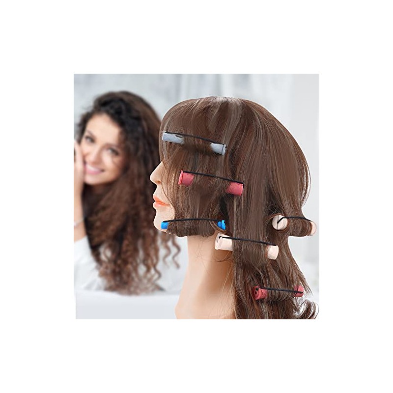 SPTHTHHPY Hair Rollers Set, 100 Pieces Perm Rods with 5